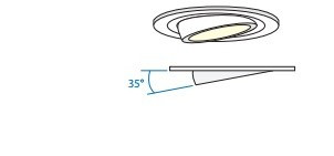 TARO białe - Oczko halogenowe regulowane oprawa sufitowa  Astro Lighting 5642