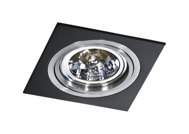 Lampa Wpust SIRO 1 BLACK GM2101 BK/ALU- Azzardo
