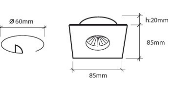 BPM 3006 GU10 230V IP65 2