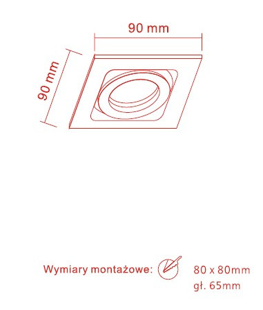 Robo I - Oprawa wpuszczana Orlicki Design 2