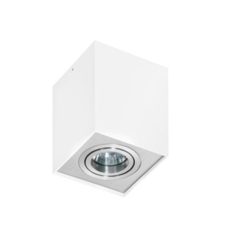 ELOY 1 WHITE ALUMINIUM GM4106 WH/ALU- Lampa sufitowa Plafon  Azzardo