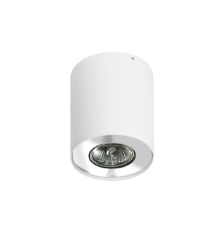 NEOS 1 biała WHITE / CHROM - Lampa sufitowa  Plafon Azzardo FH31431B jak Nero Pillar