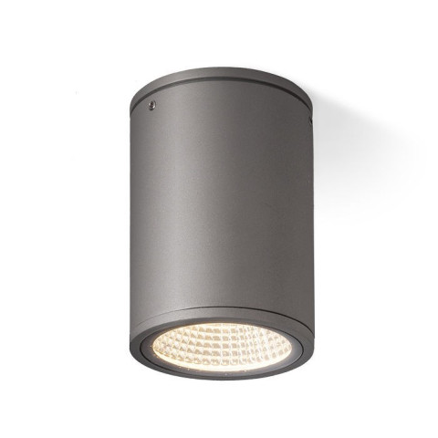 MIZZI sufitowa antracyt 230V LED 12W IP54 3000K  - Kinkiet zewnętrzny LED na zewnątrz Redlux R10551