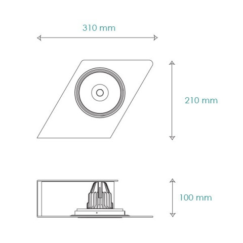 Yuzey - C BPM 8227 QR111/G53  Lampa sufitowa  BPM 