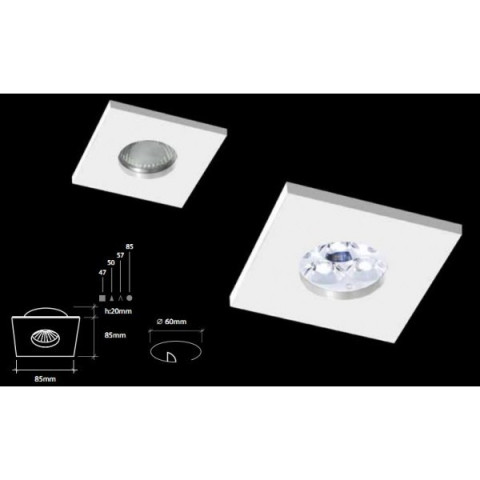 BPM 4206 GU10 230V Oprawa wpuszczana wodoszczelna IP65 2