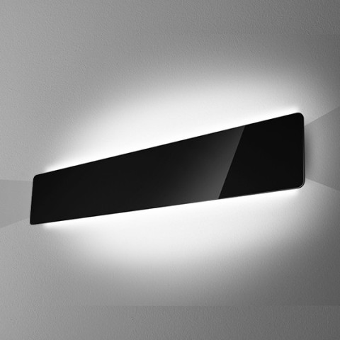 SMART PANEL GL oval 35 LED L930 kinkiet AQForm - Nowoczesny kinkiet dekoracyjny góra dół prosta forma 26328