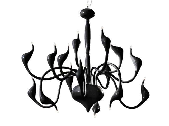 Lampa wisząca SNAKE 2 Black MP6230-15 - Azzardo