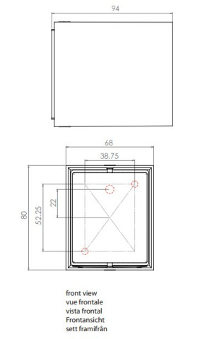 CHIOS 80 White - Lampa ścienna na zewnątrz  Kinkiet  Astro Lighting 7564 2