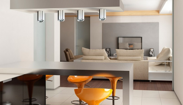 ARO CH GM4111 CH - Lampa plafon IP54 chrom  Azzardo 2