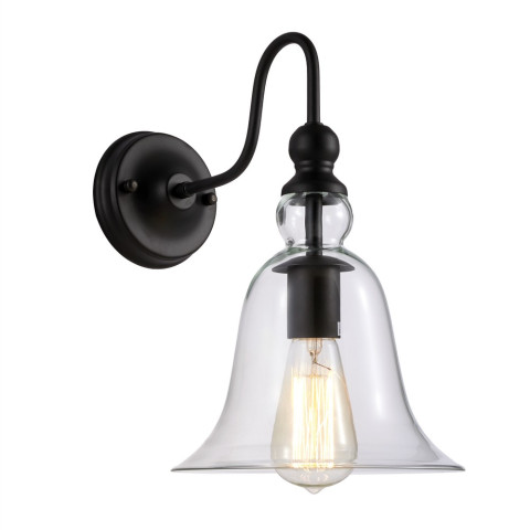 Kinkiet PARIS W01796BK - Lampa ścienna loft Cosmo Light