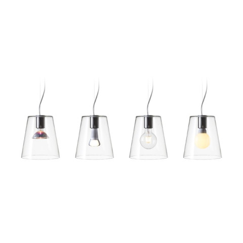 BABU 22 wisząca  - Lampa Wisząca szkło przezroczyste Rendl light studio R11831