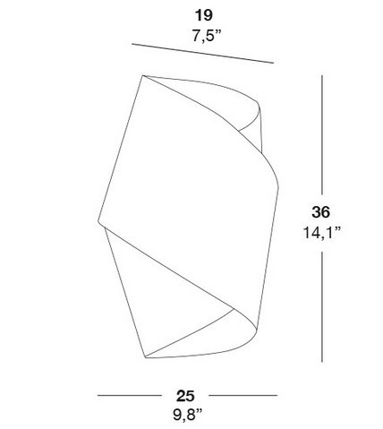 Orbit A - Kinkiet lampa ścienna LZF