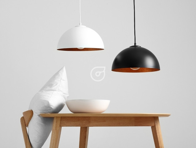 Lord 35, miedziano-biały - Lampa wisząca Customform 2