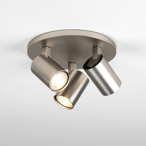 Ascoli Triple Round 7950 Matt Nickel  - Lampa sufitowa Reflektor Astro Lighting 