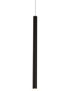 ORGANIC I BLACK P0203 Lampa wisząca LED tuba czarna rurka sopel MAXlight P0203