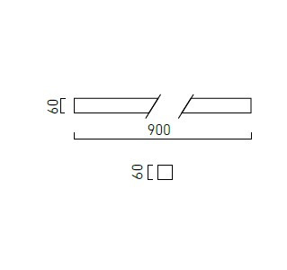 Accent K 90 N (4000K) CHORS |Kinkiet LED 90cm