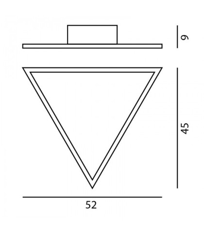 ORIGAMI LED Kinkiet - Lampa ścienna Ramko 67080
