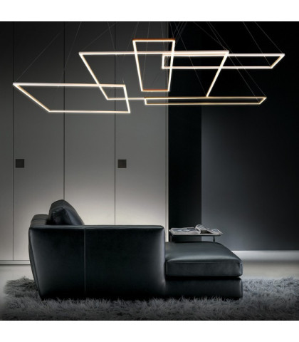 EDO LED Żyrandol mały - Lampa wisząca Ramko 67029