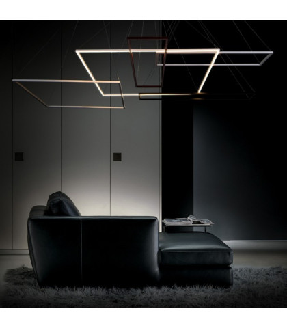 EDO LED Żyrandol mały - Lampa wisząca Ramko 67029