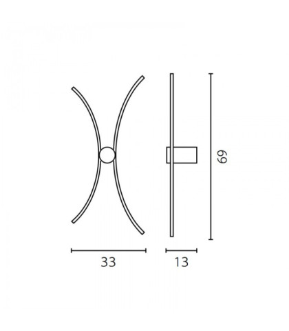 Echo X kinkiet/plafon Ramko 67953