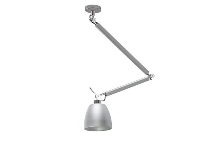 ZYTA S PENDANT ALU - Lampa sufitowa na wysięgniku z ruchomym ramieniem Azzardo