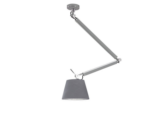 ZYTA S PENDANT ALU - Lampa sufitowa na wysięgniku z ruchomym ramieniem Azzardo