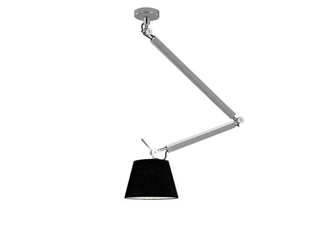 ZYTA S PENDANT ALU - Lampa sufitowa na wysięgniku z ruchomym ramieniem Azzardo