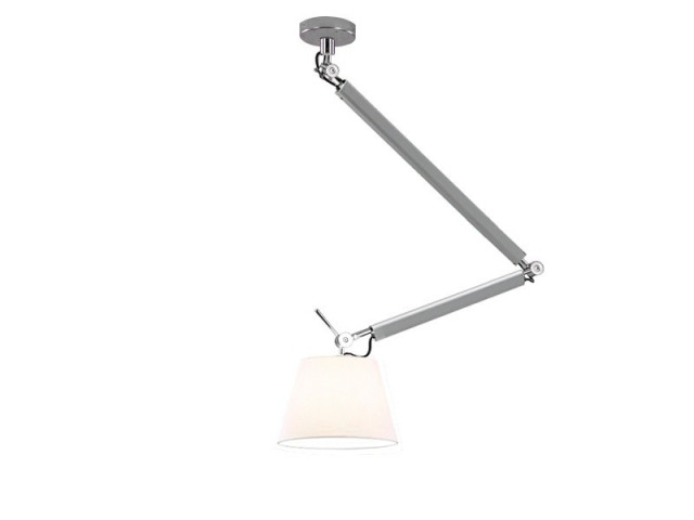 ZYTA S PENDANT ALU - Lampa sufitowa na wysięgniku z ruchomym ramieniem Azzardo