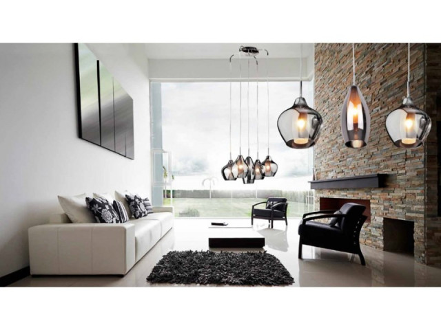 AMBER MILANO 1 - Lampa wisząca AZzardo 2285-1P