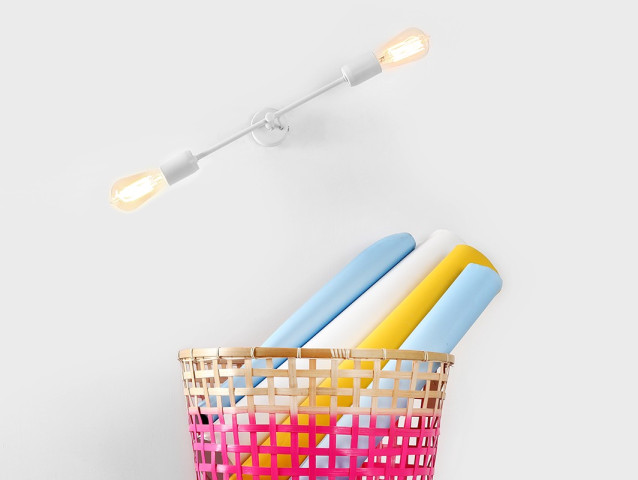 TWIGO WALL 2 S – biały - Lampa  Kinkiet industrialny Customform 2