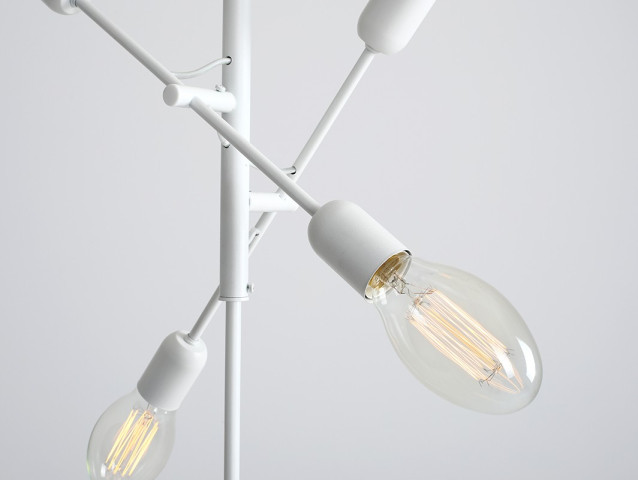 TWIGO FLOOR 4 – biały - Lampa  stojąca industrialna Customform 2