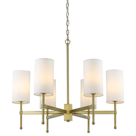 Lampa wisząca DENVER P06994WH ALU - Lampa industrialna glamour loftowa Cosmo Light Żyrandol 
