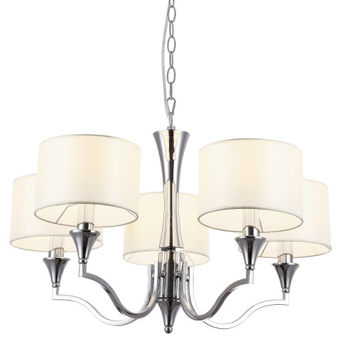 Lampa wisząca WASHINGTON P05915WH - Lampa industrialna glamour loftowa Cosmo Light Żyrandol 