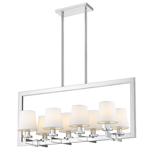 Lampa wisząca LONDON P08038WH - Lampa industrialna glamour loftowa Cosmo Light Żyrandol 