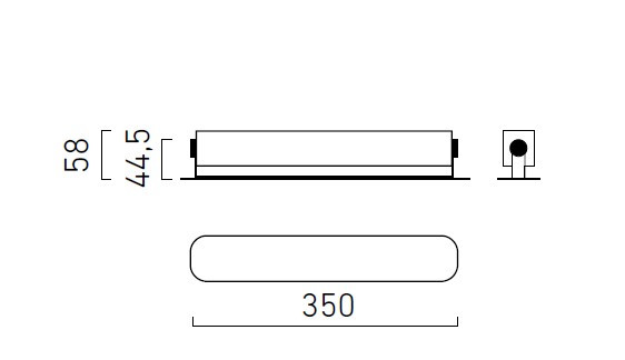 ILLU 30 W (2700K)  Kinkiet LED Chors 50.2101.916.002
