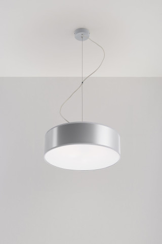 Lampa Wisząca ARENA 35 grey Sollux SL.0116