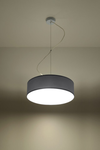 Lampa Wisząca ARENA 35 grey Sollux SL.0116