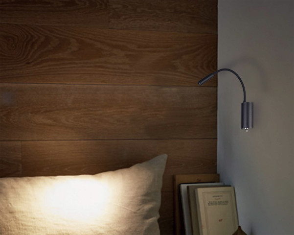 Nuto Nero Kinkiet LED do czytania czarny Orlicki Design 2