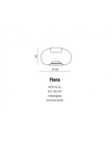 FLORA - Pomysłowa futurystyczna lampa Stołowa AZzardo