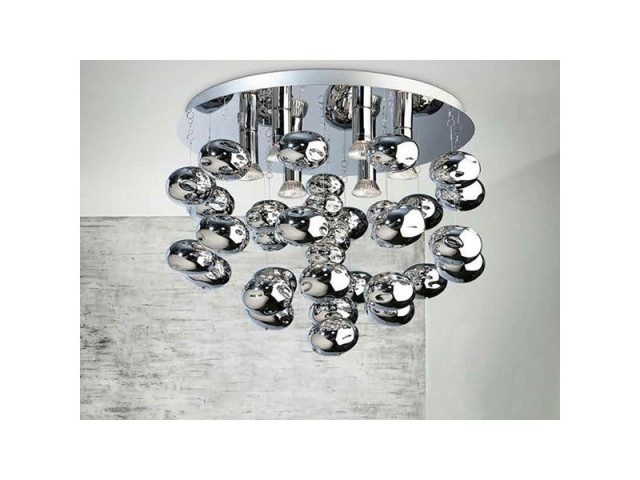  Plafon Luvia Azzardo AZ2541 lampa kryształki szkło glamour