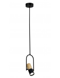 Bovino 1 wiszaca Light Prestige - Lampa wisząca metal bambus 