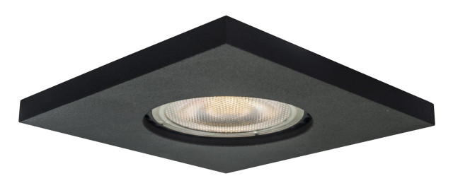 Lagos Oczko podtynkowe kwadratowe  nieruchome czarne IP65 Light Prestige kwadratowa szczelna hermetyczna 