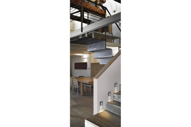 SANE FL 60 NICKEL AZ2771 Azzardo - Kinkiet LED  Lampa schodowa oświetlenie komunikacyjne