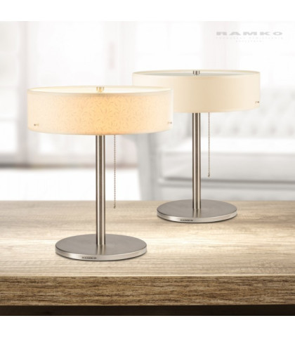 Tonga lampka biurkowa Ramko 67961 Lampa nocna abażurowy materiał 2