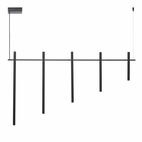 Antara żyrandol Ramko Biały 67750, Czarny 67751 LED Minimalistyczna lampa rurki 