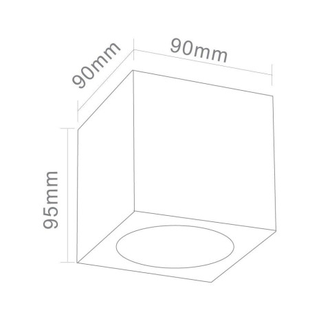 Cubo Claro -  Lampa sufitowa kryształ Plafon Orlicki Design 2