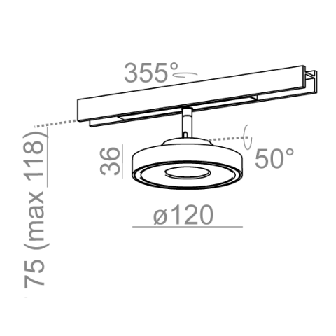 KARI 11 LED multitrack Aqform 16340 - Lampa LED do szynoprzewodu Multitrack