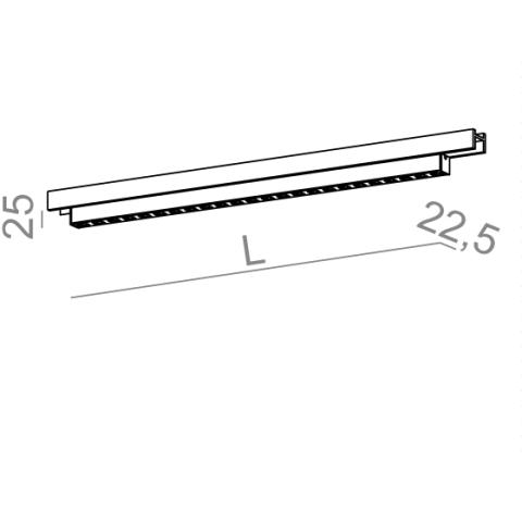 SET TRU mini points 28 LED multitrack Aqform 16379 - Lampa LED do szynoprzewodu Multitrack