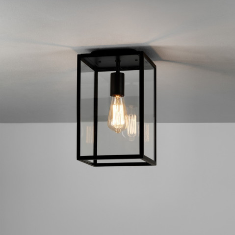 Homefield Ceiling 7956  Czarny z fakturą 1095021 ASTRO - Lampa sufitowa na zewnątrz  Kinkiet klatka