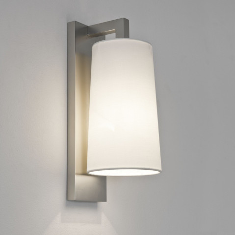 Lago 280 Matowy nikiel 1297002 Astro Lighting  - Kinkiet IP44 z abażurem